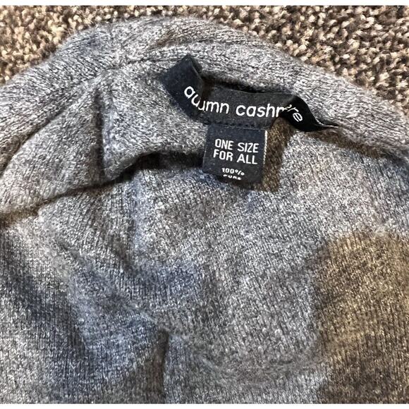 Autumn 100% Cashmere Hat Men’s Reversible Intarsia Cap Beanie Dog Wolf - Picture 4 of 4